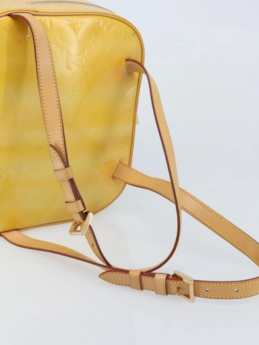 LOUIS VUITTON Monogram Vernis Marley Backpack Gris M91038 LV Auth ki6483 - Picture 8 of 16